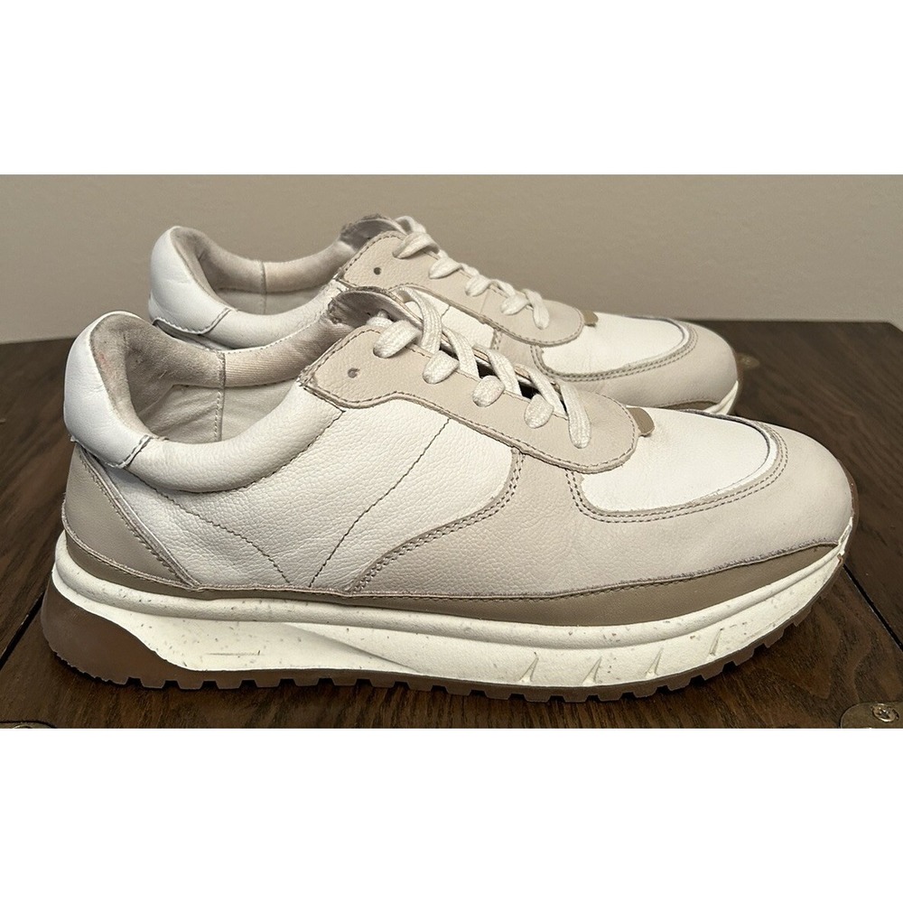 Madewell Kickoff Trainer Sneakers in Antique Cream Multi Women Size 9M Men 7.5M